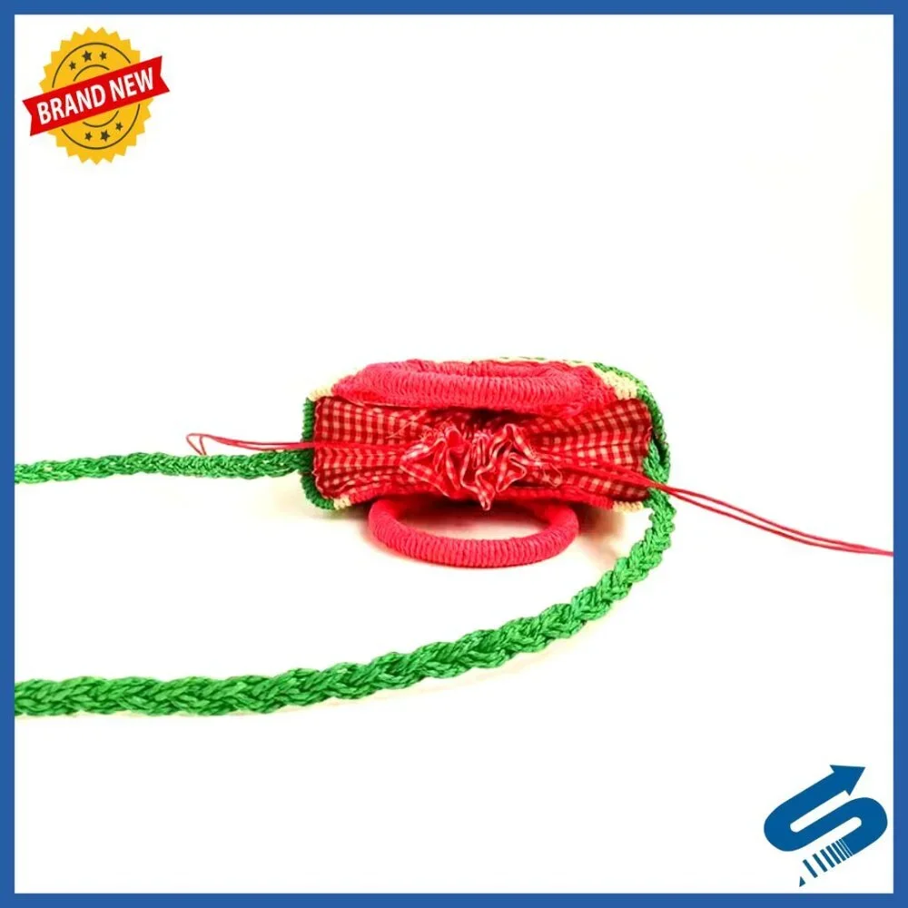 Rattan Straw Tote Bag Hand-Woven Retro Semi-Circle Crossbody Shoulder Bag